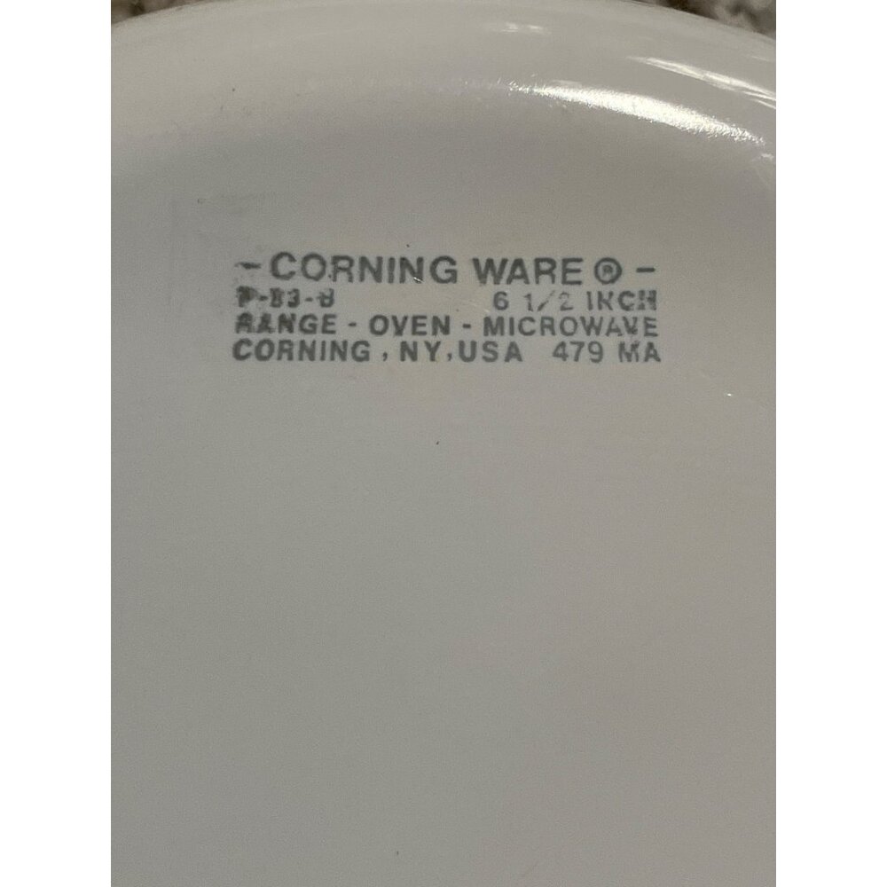 Corning Ware Blue Cornflower Skillet Dish For Range Oven Microwave - Picture 3 of 11